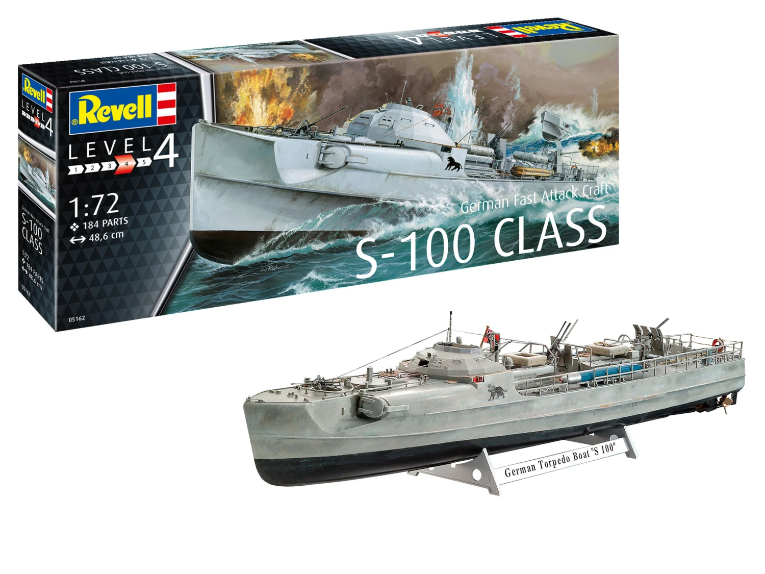 Revell Of Germany German Fast Attack Craft S-100 1:72 Scale - Image 6