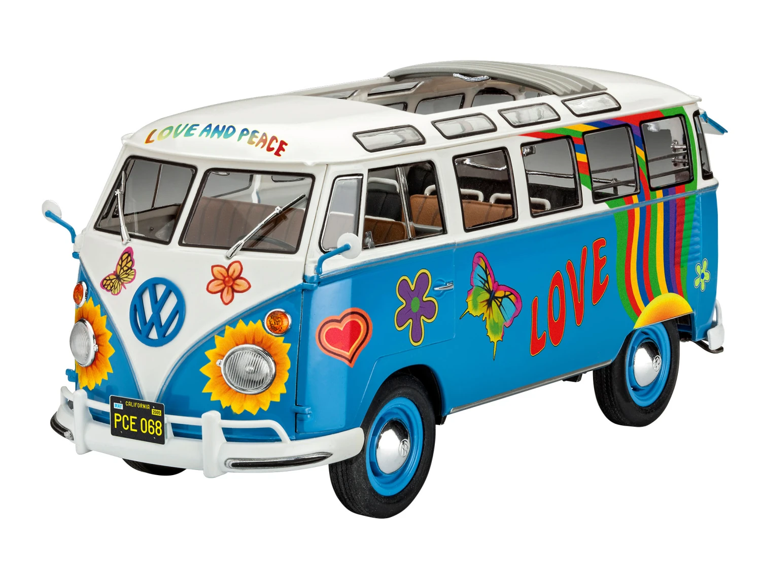 Revell Of Germany Volkswagen Samba T1 "Flower Power" 1/24 Scale
