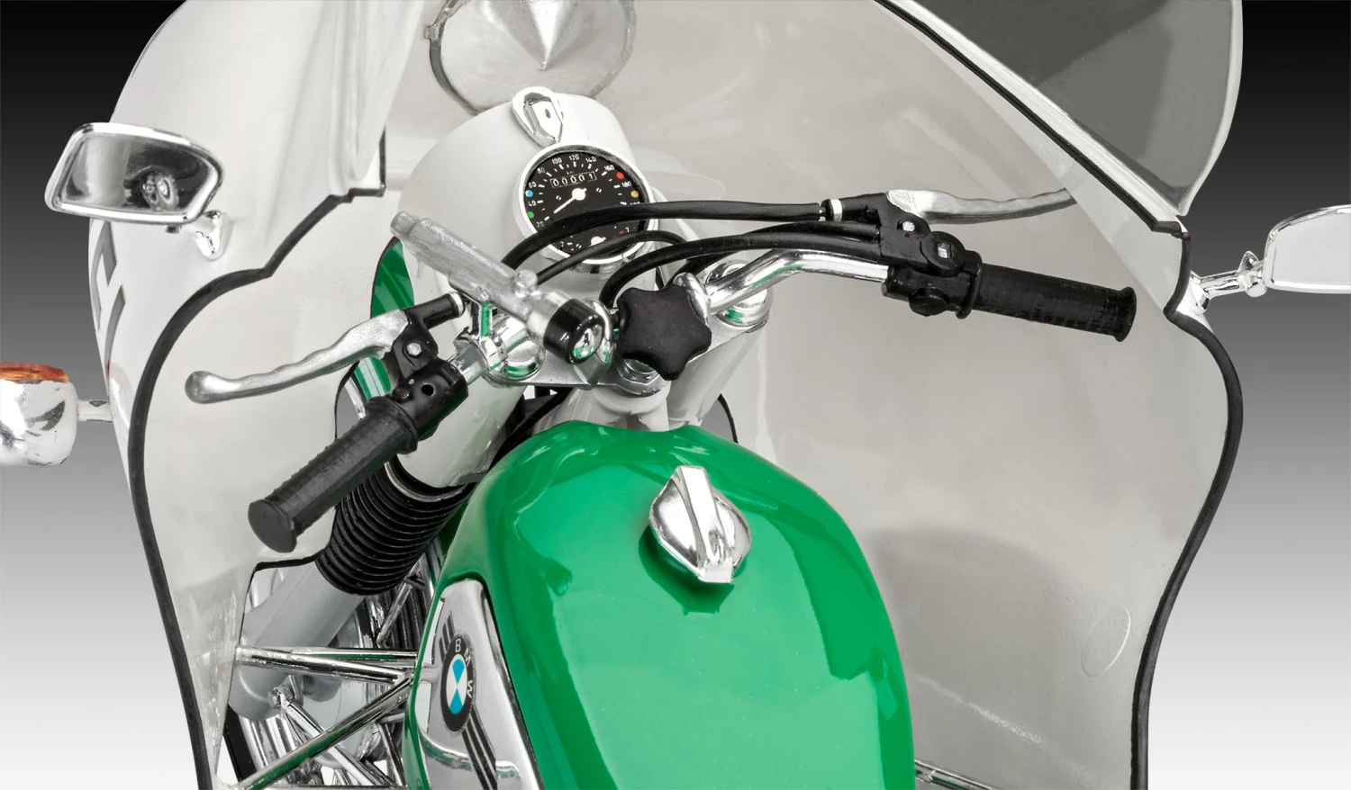 Revell Of Germany BMW R75/5 Police Motorcycle 1:8 Scale - Image 2