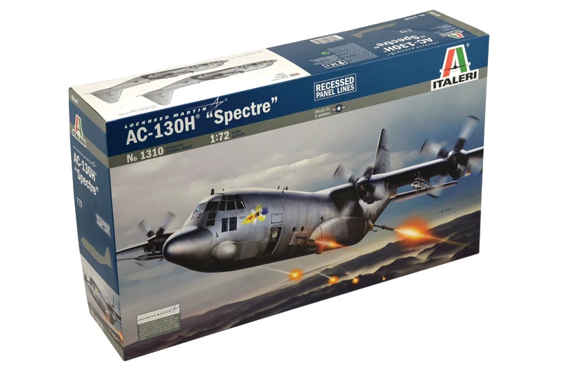 Italeri AC-130H Spectre Gunship 1:72 Scale
