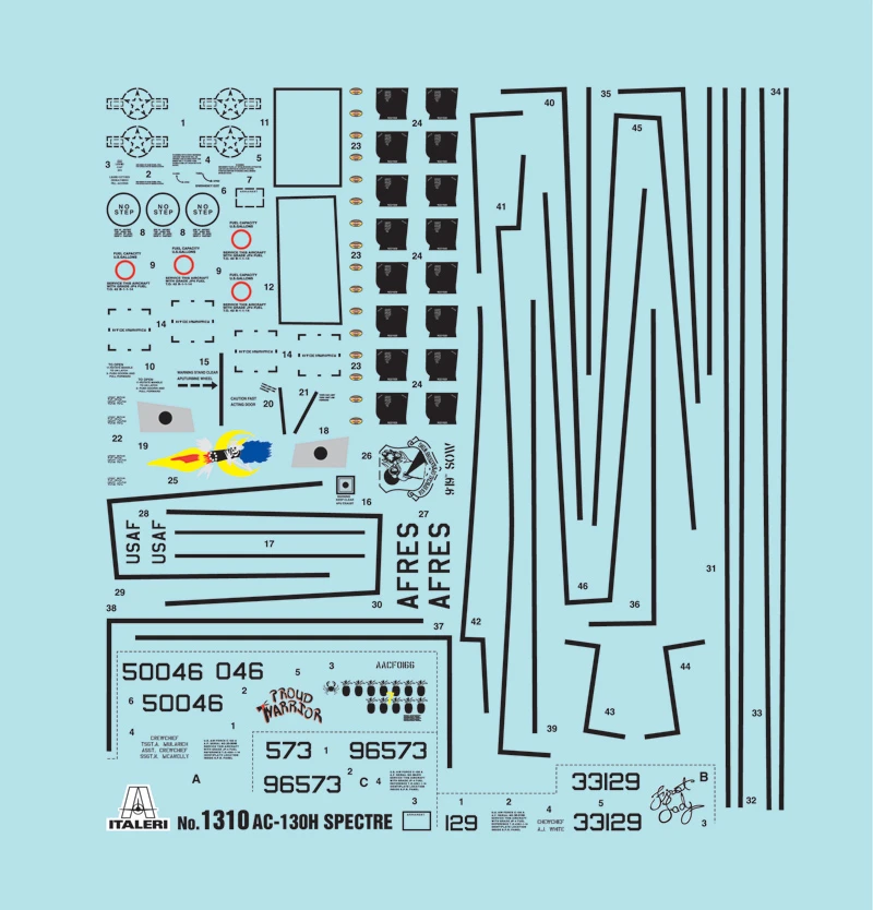 Italeri AC-130H Spectre Gunship 1:72 Scale - Image 2