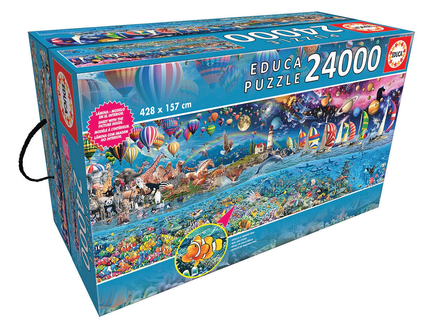 EDUCA BORRAS - 24000 PCS. Life, The Great Challenge Puzzle