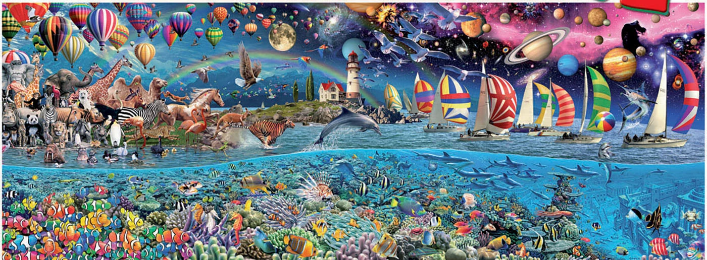 EDUCA BORRAS - 24000 PCS. Life, The Great Challenge Puzzle - Image 2