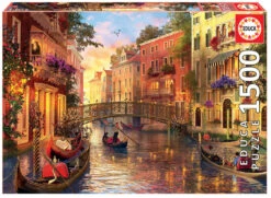 EDUCA BORRAS - 1500 Pcs. Sunset In Venice Puzzle
