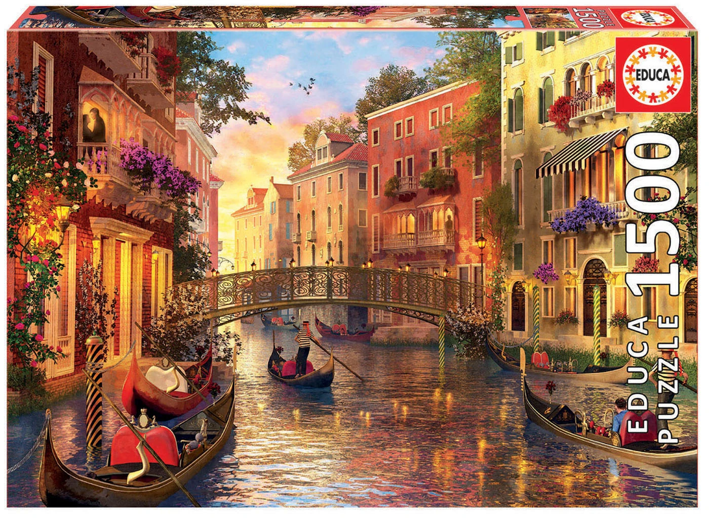 EDUCA BORRAS - 1500 Pcs. Sunset In Venice Puzzle