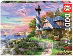 EDUCA BORRAS - 1000 Pcs. Lighthouse At Rock Bay Puzzle