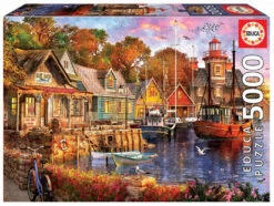 EDUCA BORRAS - 5000 PCS. The Harbour Evening Puzzle