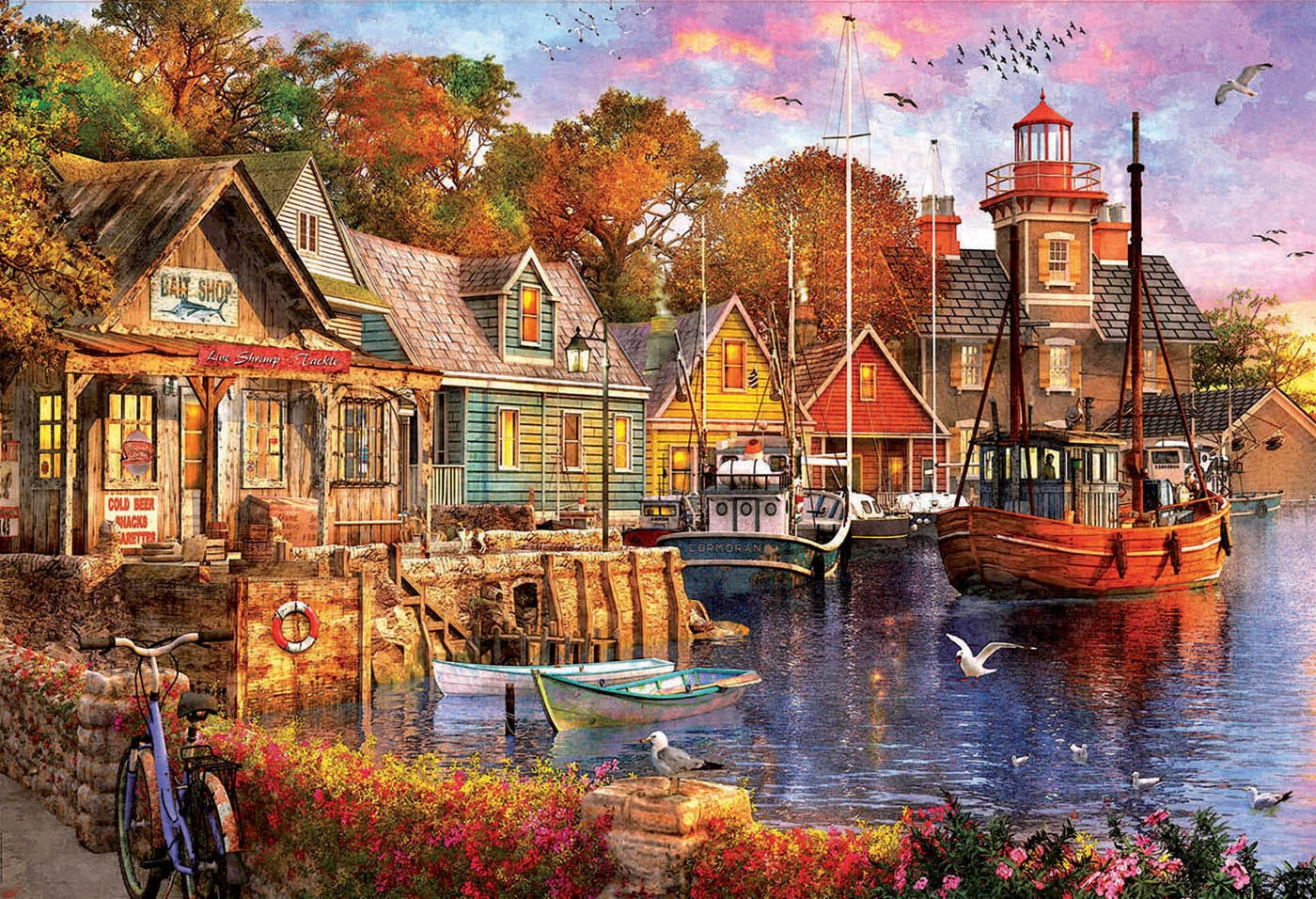 EDUCA BORRAS - 5000 PCS. The Harbour Evening Puzzle - Image 2