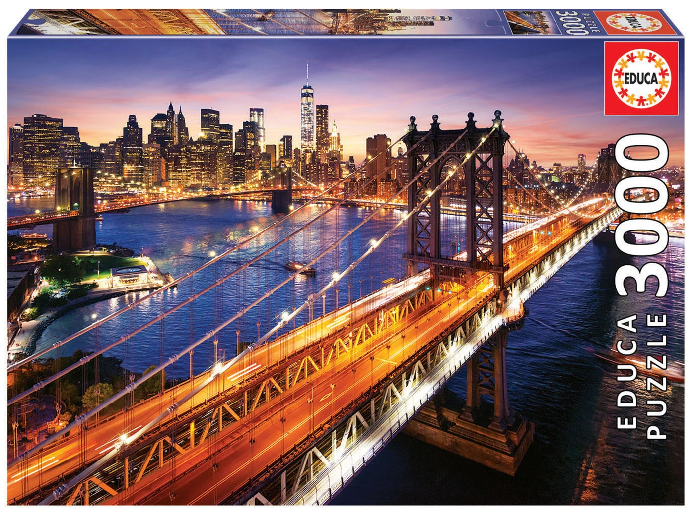 EDUCA BORRAS - 3000 PCS. Manhattan At Dusk Puzzle