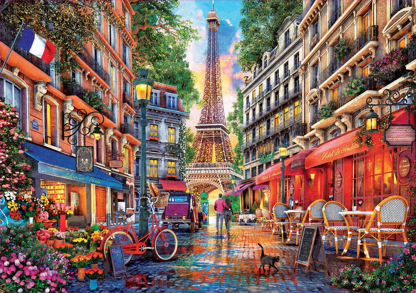 EDUCA BORRAS - 1000 Pcs. Paris, Dominic Davison Puzzle - Image 2