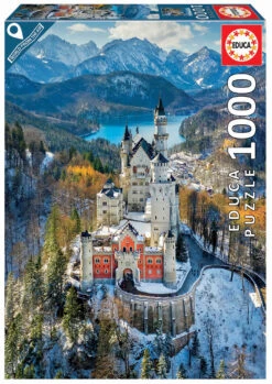 EDUCA BORRAS - 1000 PCS. Neuschwanstein Castle Puzzle