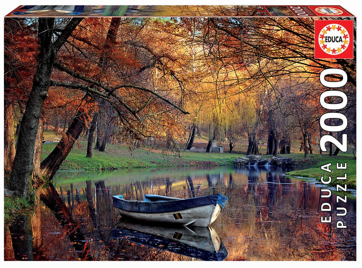 EDUCA BORRAS - 2000 Pcs. Boat On The Lake Puzzle