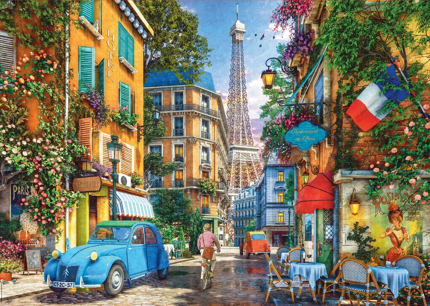 EDUCA BORRAS - 4000 PCS. The Old Streets Of Paris Puzzle - Image 2