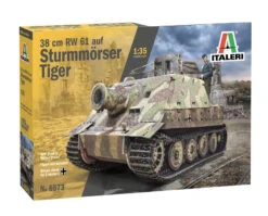 Italeri 38 Cm RW 61 Auf Sturmmorser Tiger 1:35 Scale