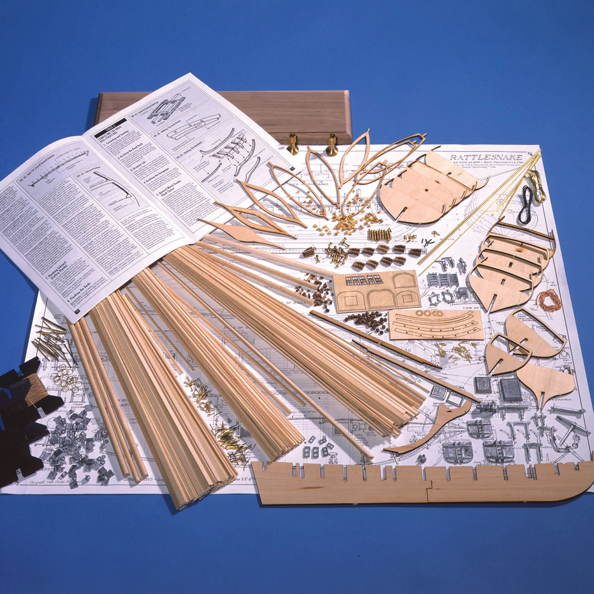 Model Shipways Rattlesnake US Privateer 1:64 Scale Master Builders Combo Set - Image 16