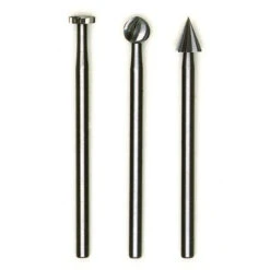 Proxxon - Set Of Tungsten Vanadium Precision Cutters, 3 Pcs., 13/64"