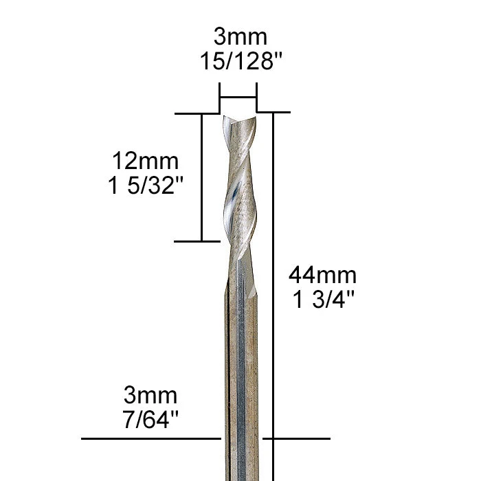Proxxon - Tungsten Carbide Milling Cutter, 15/128" - Image 2