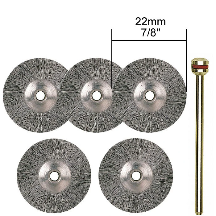 Proxxon - Stainless Steel Wheel Brushes, 5 Pcs - Image 2