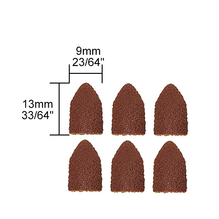 Proxxon - Replacement Sanding Caps, 10 Pcs., 5 Each 80 And 150 Grit - Image 2