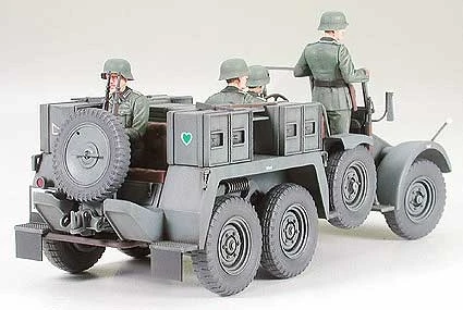 Tamiya Krupp Protze 1 Ton (6x4) Kfz.69 Towing Truck With 3.7cm Pak 1:35 Scale - Image 4