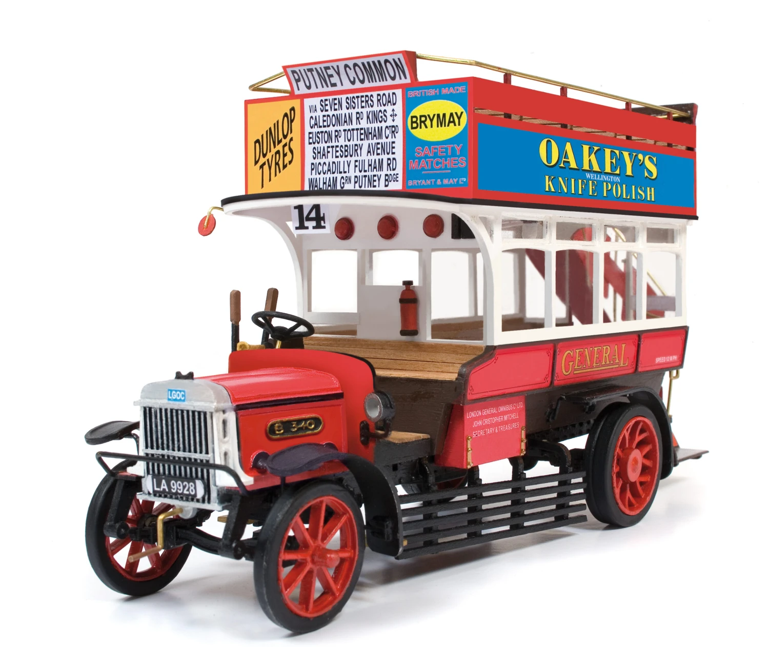 Occre AEC Bus B-Type 1:24 Scale