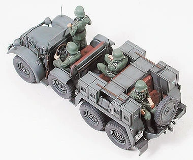 Tamiya Krupp Protze 1 Ton (6x4) Kfz.69 Towing Truck With 3.7cm Pak 1:35 Scale - Image 5