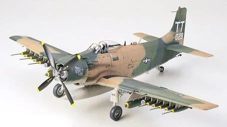 Tamiya 61073 DOUGLAS A-1J SKYRAIDER USAF 1/48 Scale - Image 3