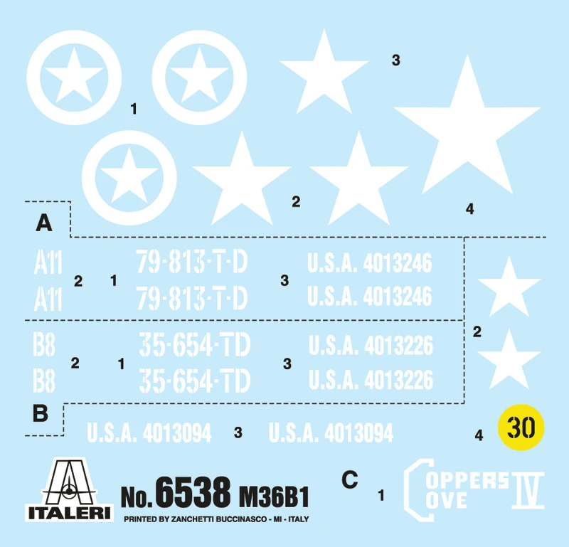 Italeri 90mm Gun Motor Carriage M36B1 1:35 Scale - Image 9