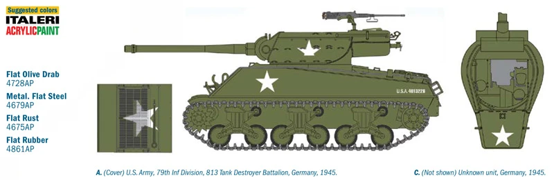 Italeri 90mm Gun Motor Carriage M36B1 1:35 Scale - Image 3