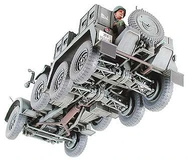Tamiya Krupp Protze 1 Ton (6x4) Kfz.69 Towing Truck With 3.7cm Pak 1:35 Scale - Image 6