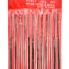 Hawk Fine Cut Needle File Set, 12Pc. 5-1/2" (3mm X 140mm)