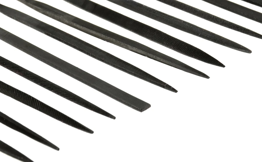 Hawk Fine Cut Needle File Set, 12Pc. 5-1/2" (3mm X 140mm) - Image 3