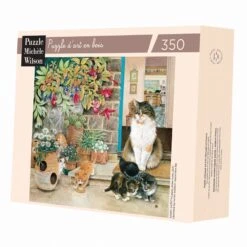 Michele Wilson Puzzles - AGNEATHA AND HER KITTENS - (350)