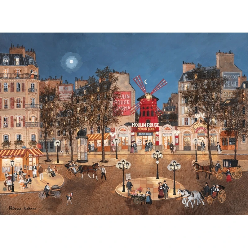 Michele Wilson Puzzles - LE MOULIN ROUGE - PARIS - (1500) - Image 2