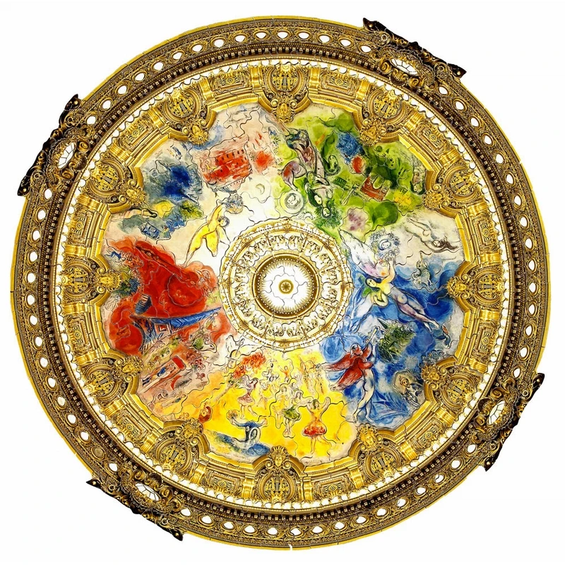 Michele Wilson Puzzles - CEILING OF THE OPERA - PARIS - (350) - Image 3