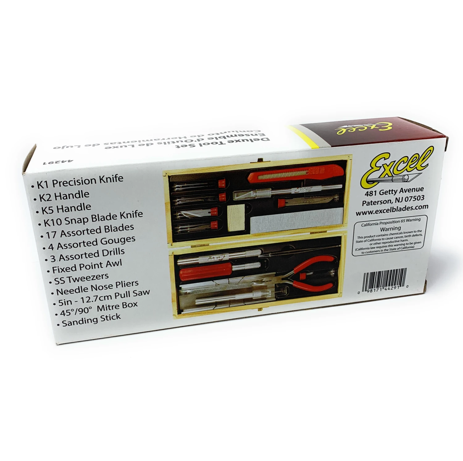 Excel Deluxe Ship Modelers Tool Set In Wooden Box - Image 4