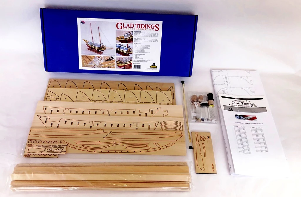 Model Shipways GLAD TIDINGS PINKY SCHOONER 1:24 SCALE - Image 4