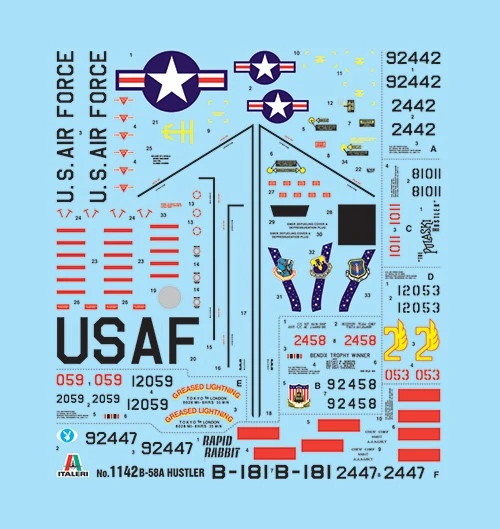 ITALERI 1:72 B-58 HUSTLER - Image 8