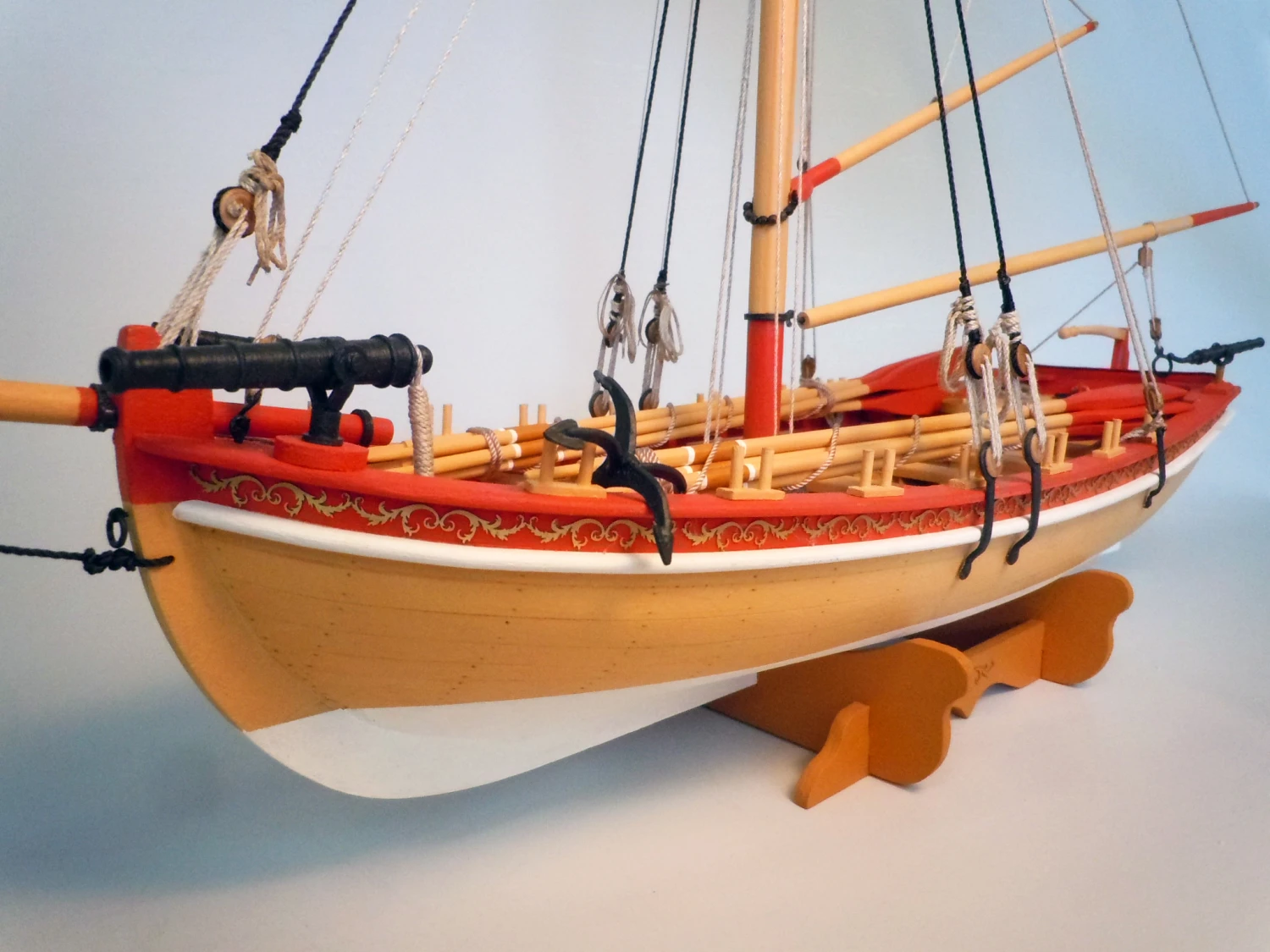 Model Shipways 18th Century Armed Longboat 1:24 Scale With Tools & Paint - Image 3