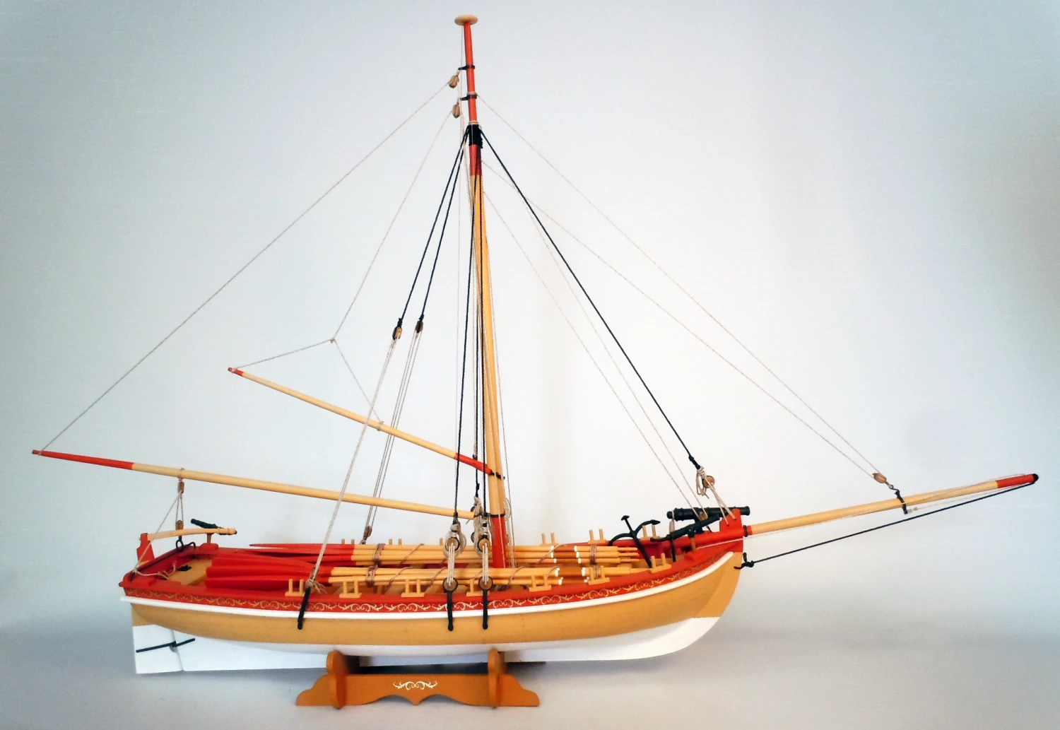 Model Shipways 18th Century Armed Longboat 1:24 Scale With Tools & Paint