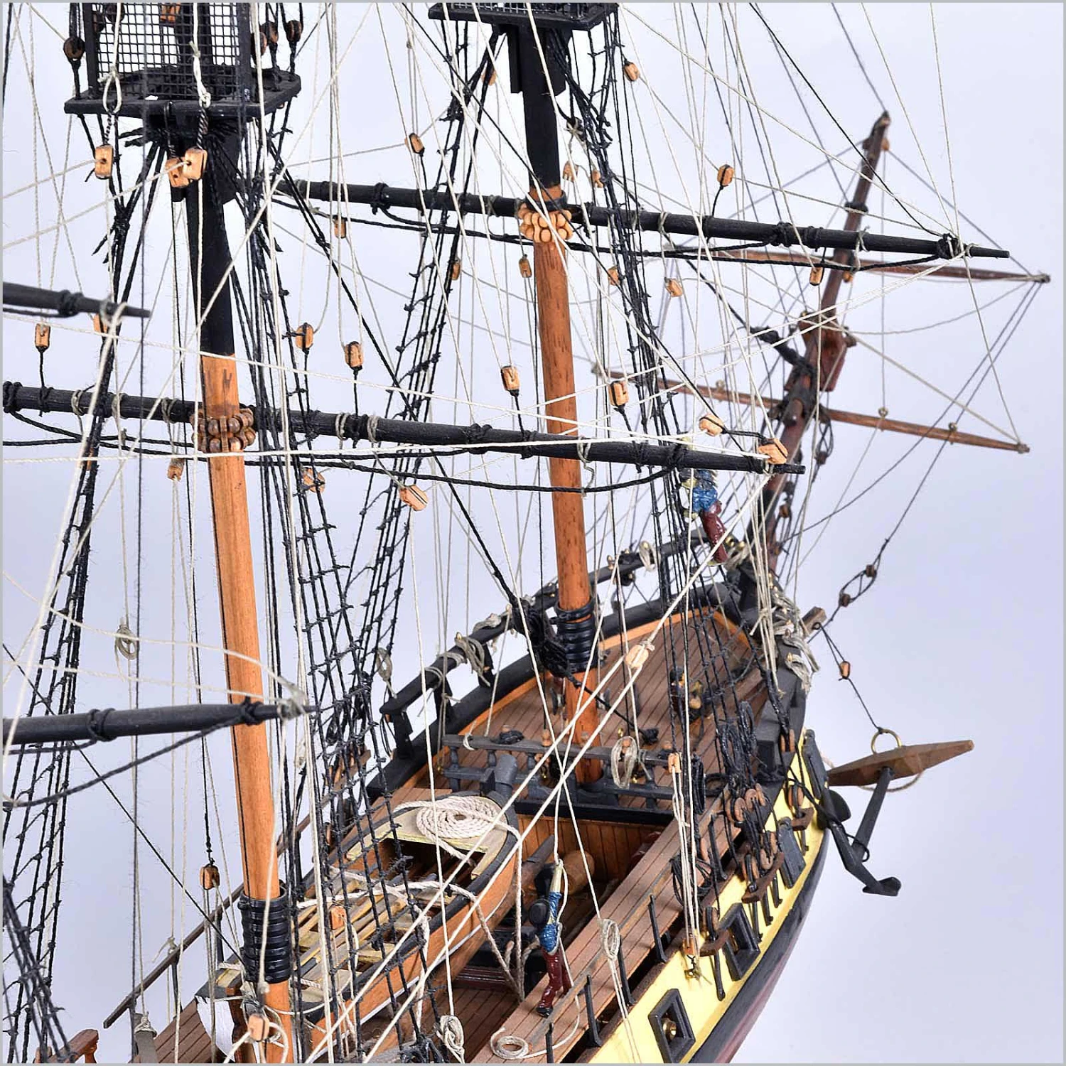 Model Shipways Rattlesnake US Privateer 1:64 Scale Master Builders Combo Set - Image 12