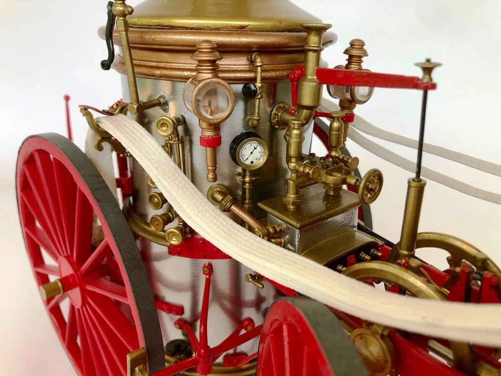 MODEL TRAILWAYS ALLERTON STEAM PUMPER FIRE ENGINE 1:12 SCALE - Image 11