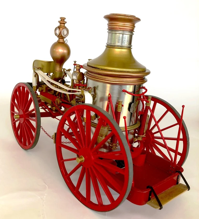MODEL TRAILWAYS ALLERTON STEAM PUMPER FIRE ENGINE 1:12 SCALE - Image 3