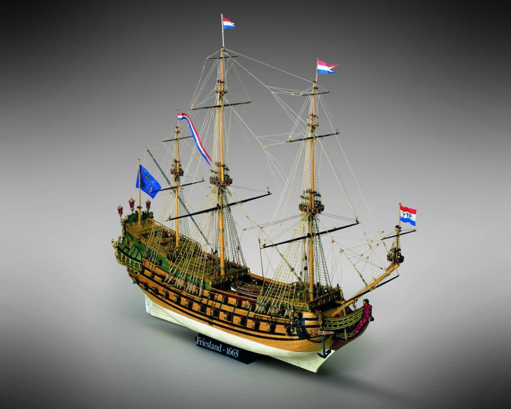 Mamoli Friesland 1663 Scale 1:75 - Dutch 80-gun Ship