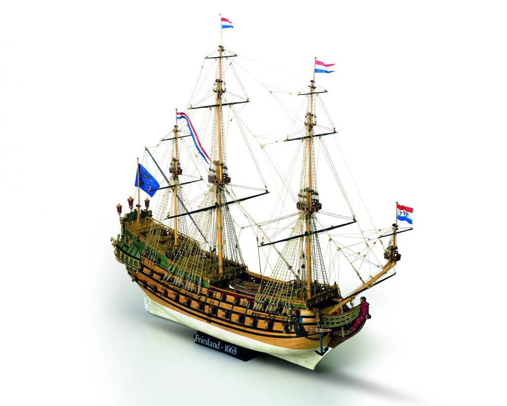 Mamoli Friesland 1663 Scale 1:75 - Dutch 80-gun Ship - Image 3