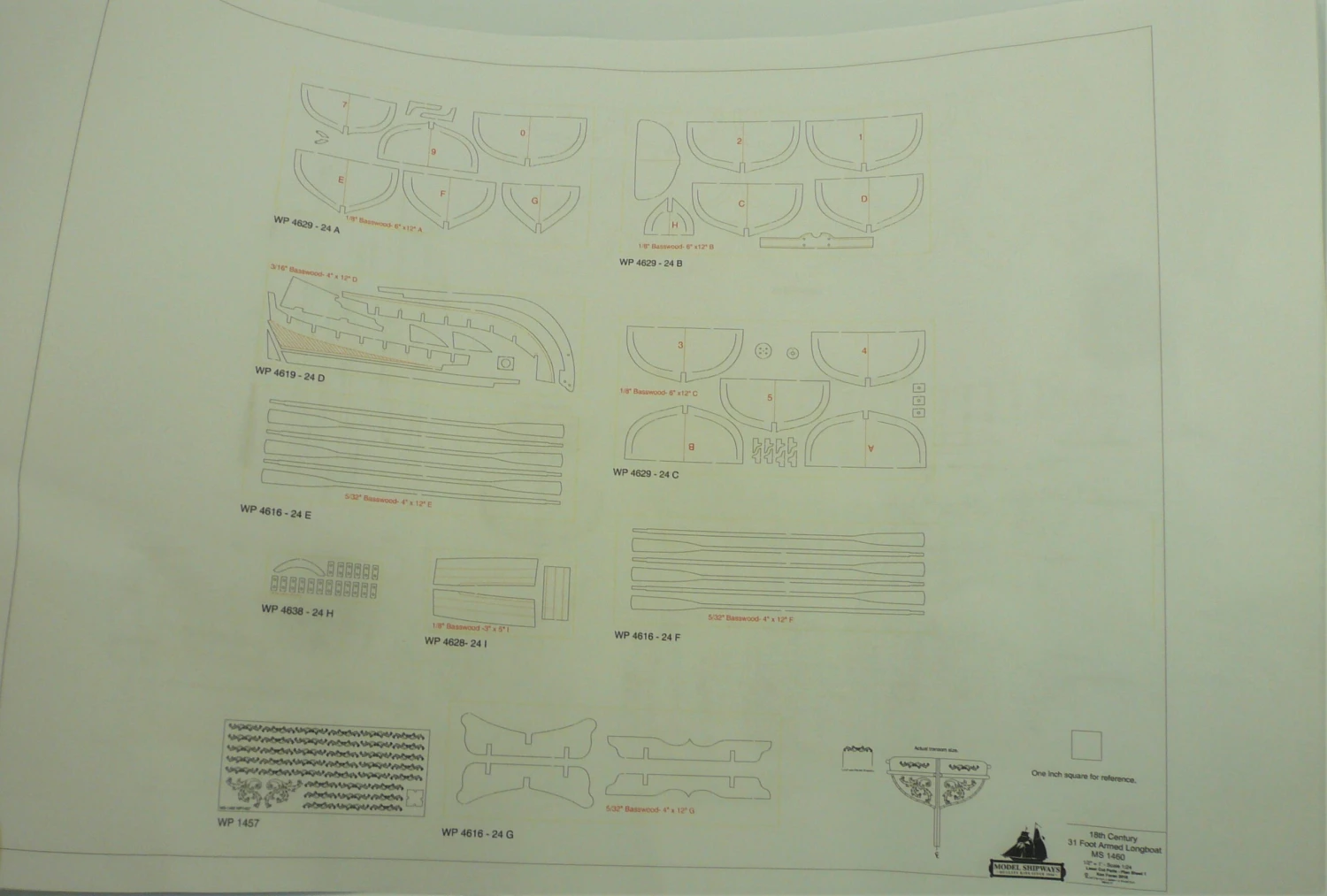 Model Shipways 18th Century Armed Longboat 1:24 Scale With Tools & Paint - Image 9