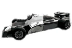 Tameo SLK109 Alfa Romeo 182T "Practice Session" - 1982 - White Metal Car Kit - Scale 1:43, Made In Italy
