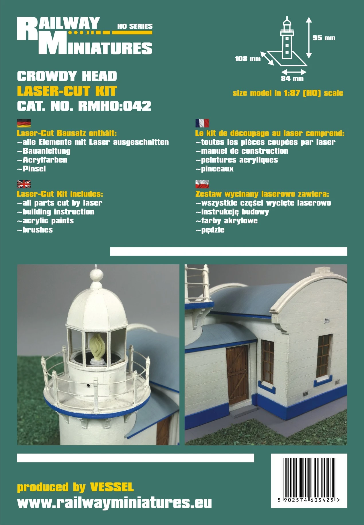 Shipyard Crowdy Head Lighthouse 1:87 HO Scale - Image 4
