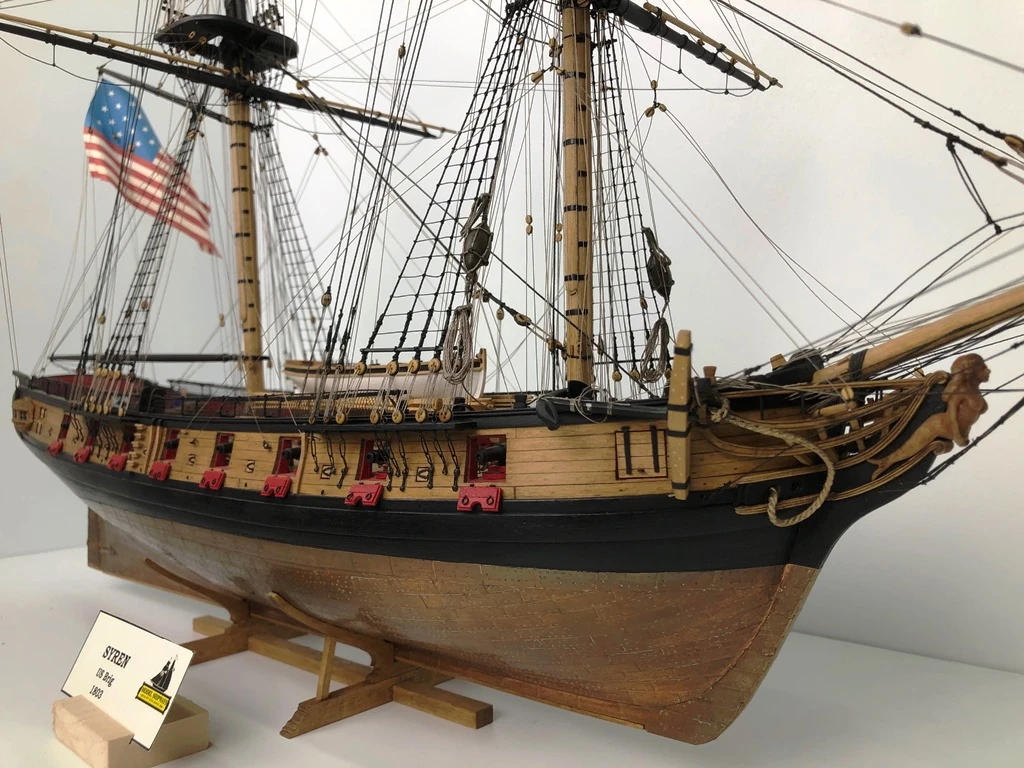 Model Shipways SYREN US BRIG 1803 1:64 SCALE - Image 2