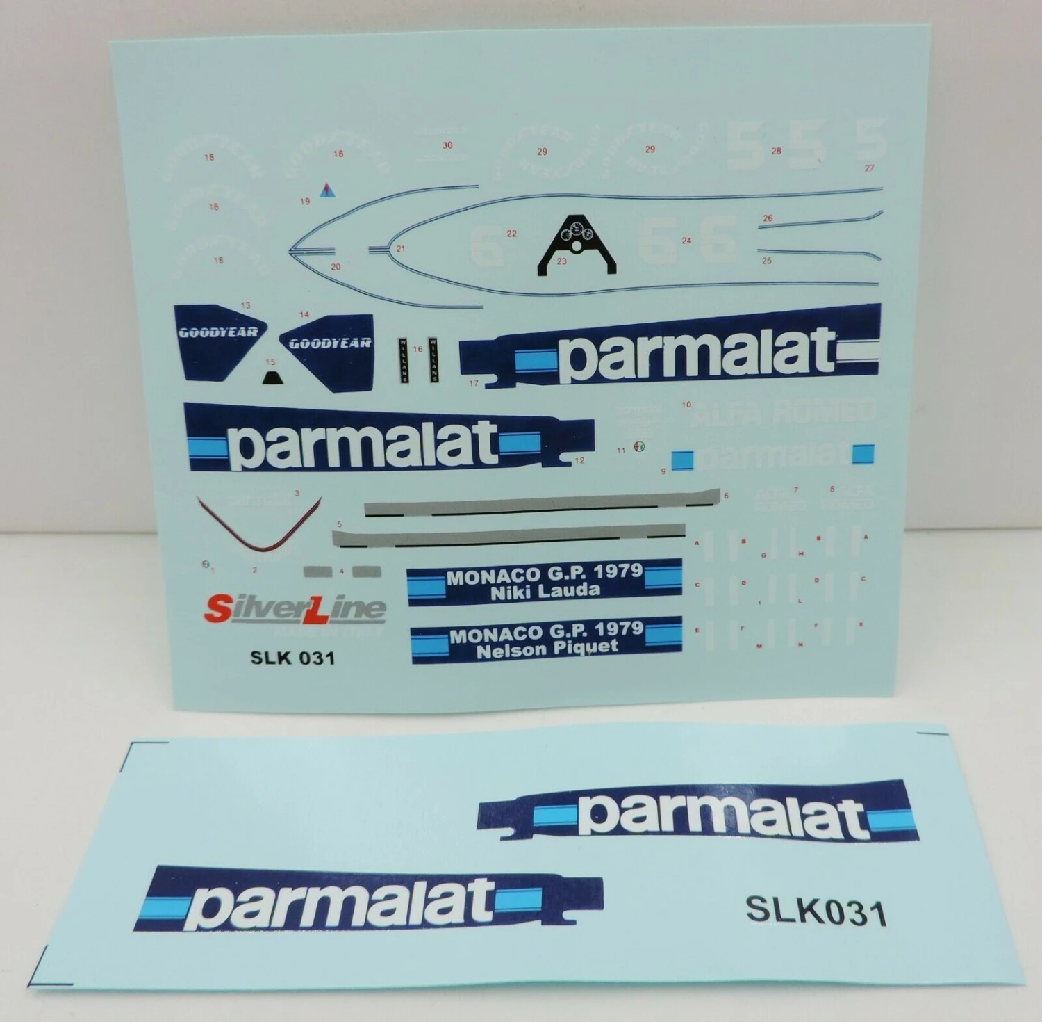 Tameo SLK 031 Alfa Romeo BT48 -W Hite Metal Car Kit - Scale 1:43, RP-GB - Image 9